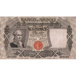 Italian banknotes - Biglietto al portat