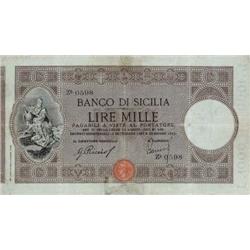 Italian banknotes - Biglietto al portat