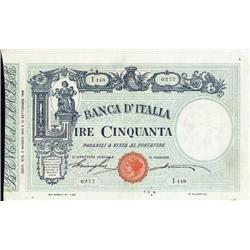 Italian banknotes - Biglietto di Banca 