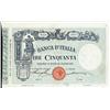 Italian banknotes - Biglietto di Banca 