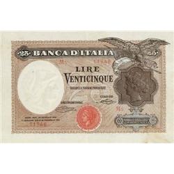 Italian banknotes - Biglietto di banca 
