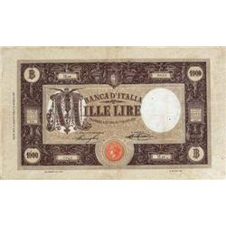 Italian banknotes - Biglietto di Banca 