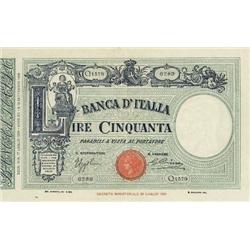 Italian banknotes - Biglietto di Banca 