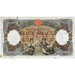 Italian banknotes - Biglietto di Banca 