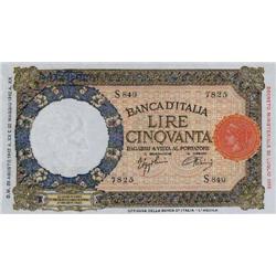 Italian banknotes - Biglietto di Banca 