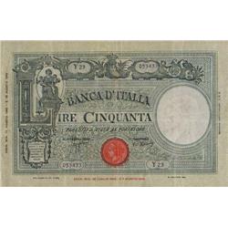 Italian banknotes - Biglietto di Banca 
