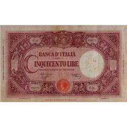 Italian banknotes - Biglietto di Banca 