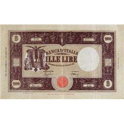 Italian banknotes - Biglietto di Banca 