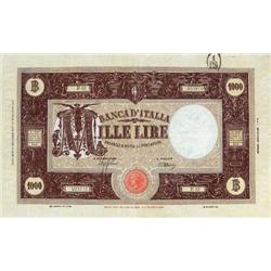 Italian banknotes - Biglietto di Banca 