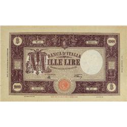 Italian banknotes - Biglietto di Banca 