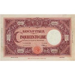Italian banknotes - Biglietto di Banca 