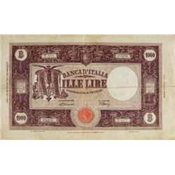 Italian banknotes - Biglietto di Banca 