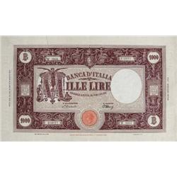Italian banknotes - Biglietto di Banca 