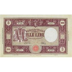 Italian banknotes - Biglietto di Banca 