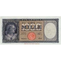 Italian banknotes - Biglietto di Banca 