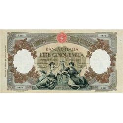 Italian banknotes - Biglietto di Banca 