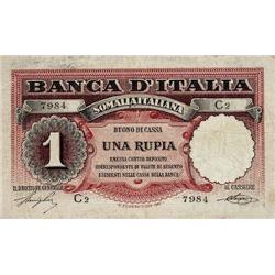 Italian banknotes - Somalia Buono di ca