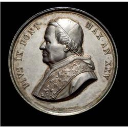 Papal medals - Pio IX - medaglia anno X
