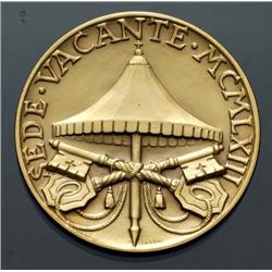 Papal medalss - Sede Vacante 1963 - 4 t