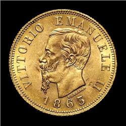 Kingdom of Italy coins - lot - gold -Re