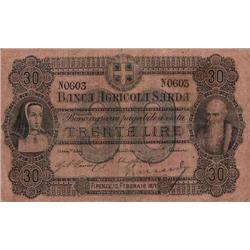 Italian banknotes - lot - Secolo XIX