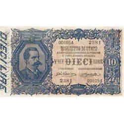 Italian banknotes - lot 