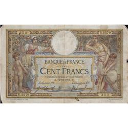 French banknotes - lot - period 1909-19