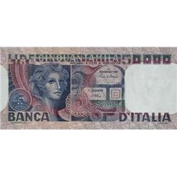 Italian Republic banknotes - 50.000 L. 