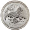 Image 1 : 2018 Australia $8 Year of the Dog 5oz .9999 Fine Silver Coin (Toned). TAX Exempt.
