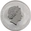 Image 2 : 2018 Australia $8 Year of the Dog 5oz .9999 Fine Silver Coin (Toned). TAX Exempt.