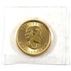 Image 2 : 2018 Canada 1/10oz .9999 Fine Gold Maple Leaf in Sealed Plastic (TAX Exempt).
