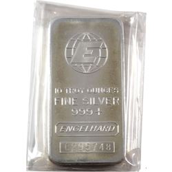 10oz Engelhard .999 Fine Silver Bar (TAX Exempt)