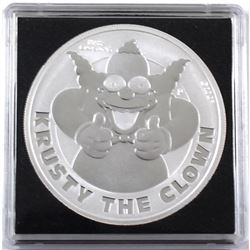 2020 Tuvalu 1oz Krusty the Clown .9999 Fine Silver Coin in Capsule (TAX Exempt).
