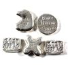 Image 2 : Lot of 5x Assorted Poured 1oz .999 Fine Silver from Beaver Bullion. 5pcs (TAX Exempt)