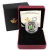 Image 1 : 2017 Canada $20 Brilliant Birch Leaves with Drusy Stone Fine Silver Coin (TAX Exempt). Issued by the