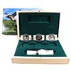 Image 1 : 2013-2014 $10 Ducks of Canada 3-coin Fine Silver Set with Caller in Deluxe Box. One of the capsules 