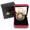 Image 1 : 2018 $20 Canada's Iconic Inukshuk - Guiding the Way Gold Plated Fine Silver Coin (TAX Exempt).