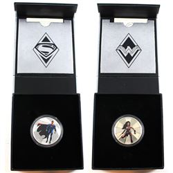 2016 Canada $10 Batman VS Superman Dawn of Justice – Wonder Woman & Superman. 2pcs (TAX Exempt). Iss