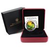 Image 1 : 2014 Canada $20 Water-Lily & Venetian Glass Leopard Frog Fine Silver Coin (TAX Exempt).