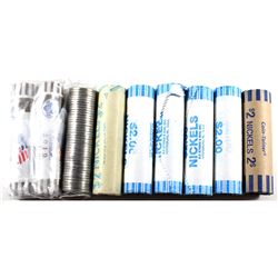 *Estate Lot of Original USA 1-cent & 5-cents Rolls. You will receive 2x 2010 1-cent P & D, 1974 5-ce