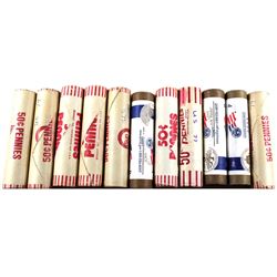 *Estate Lot of USA Original 1-cent Rolls - 1977, 4x 1979, 3x 1980, 2x 2009D & 2009P. 11 Rolls.