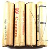 Image 1 : 1938, 1939, 1948 & 1954 Canada 1-cent Circulated Rolls of 50pcs. 4 Rolls.