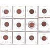 Image 1 : Estate Lot of Canada 1-cent with Minor Errors & Varieties. 12pcs.