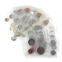 Group Lot of Mixed Date Canada Proof Like Sets in RCM Sealed Pliofilm - 1976, 2x 1977, 4x 1980, 2x 1