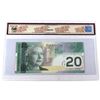 Image 2 : RADAR: 2004 $20 BC-64a-N1-ii, Bank of Canada, Jenkins-Dodge, Printed in 2005, 2 Digit RADAR, S/N: AZ