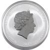Image 2 : 2019 Australia 5oz Year of the Pig .999 Fine Silver Coin (capsule has a crack, coin is fine). TAX Ex