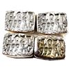 Image 2 : Beaver Bullion 1oz .999 Fine Silver Poured Bars - Damn, F**k, Sh*t & Hate. 4pcs (TAX Exempt)