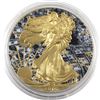 Image 1 : 2016 USA 1oz '$100 Bills' .999 Fine Silver Coloured Eagle in Capsule (TAX Exempt).