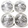 Image 2 : 4 x Golden State Mint 1oz 1929 Liberty Indian Head .999 Fine Silver Rounds in Capsules. 4cps (TAX Ex
