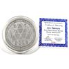 Image 1 : 2013 Silver Bullet Silver Shield 5oz Trivium 'Grammar, Logic, Rhetoric' .999 Fine Silver Proof Medal